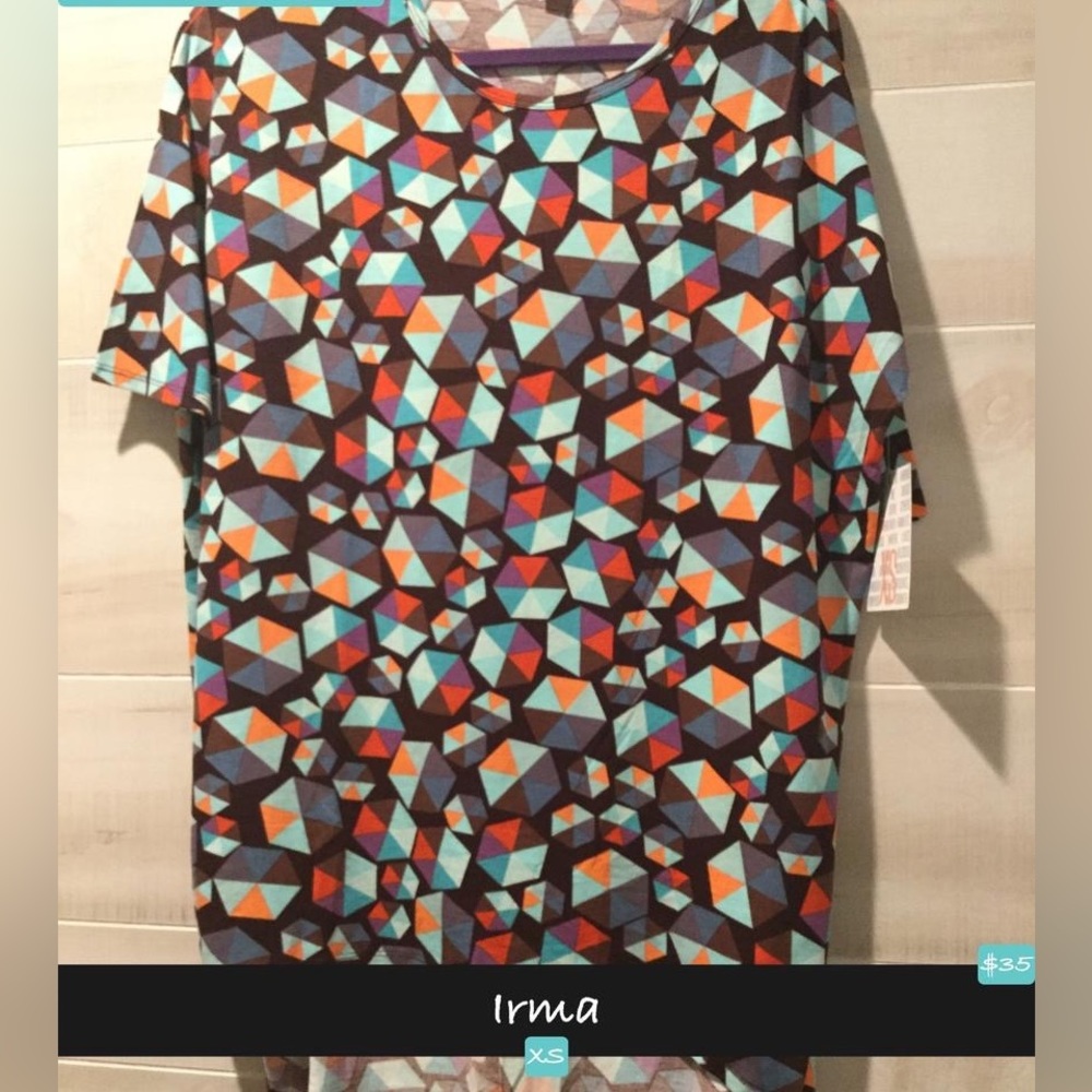 NWT LuLaRoe Irma Tunic XS